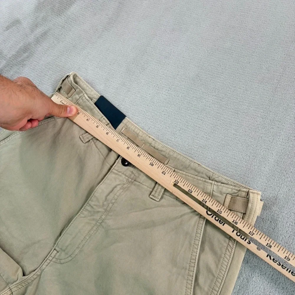 Banana Republic Brushed Twill Stretch Paratrooper Cargo Pants in Tan Men‎ 31x28
